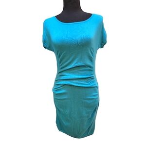 EXPRESS Ruched midi dress